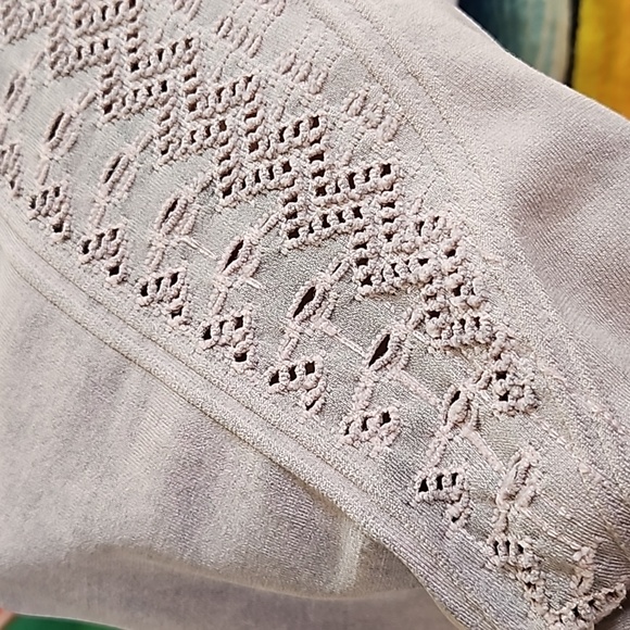 Fabletics? Mauve purple stretchy lace legged stretch jogging yoga pants size M - Picture 9 of 9